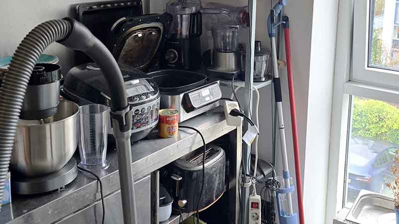 3 haushaltsaufloesung kueche elektrogeraete chaos wedel