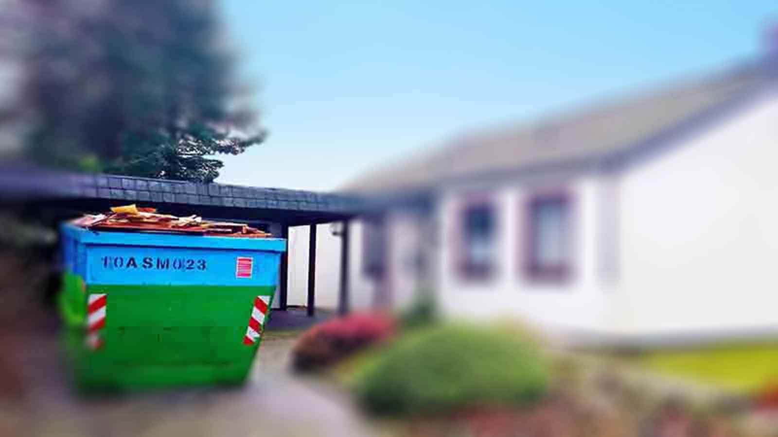 nach der Hausentrümpelung 